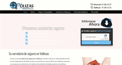 Desktop Screenshot of masquepolizas.com