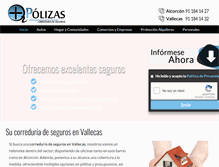 Tablet Screenshot of masquepolizas.com